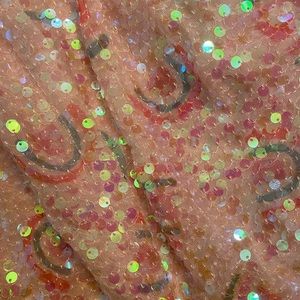 🌈 rainbow sequin skirt.